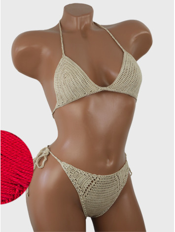 Twilight Embrace: Evening silence - Купальник В'язаний Гачком