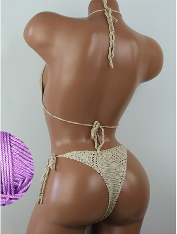 Twilight Embrace: Evening silence - Купальник В'язаний Гачком