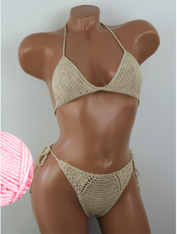 Twilight Embrace: Evening silence - Купальник В'язаний Гачком