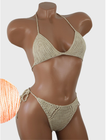 Twilight Embrace: Evening silence - Купальник В'язаний Гачком