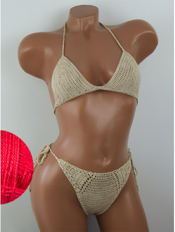 Twilight Embrace: Evening silence - Купальник В'язаний Гачком