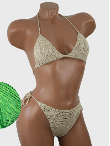 Twilight Embrace: Evening silence - Купальник В'язаний Гачком