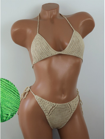 Twilight Embrace: Evening silence - Купальник В'язаний Гачком