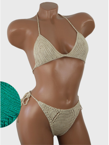 Twilight Embrace: Evening silence - Купальник В'язаний Гачком