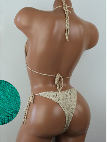 Twilight Embrace: Evening silence - Купальник В'язаний Гачком