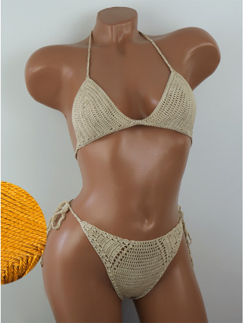 Twilight Embrace: Evening silence - Купальник В'язаний Гачком