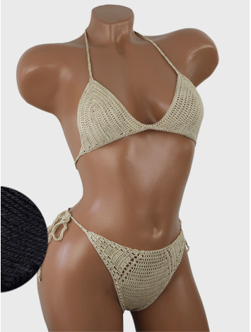 Twilight Embrace: Evening silence - Купальник В'язаний Гачком