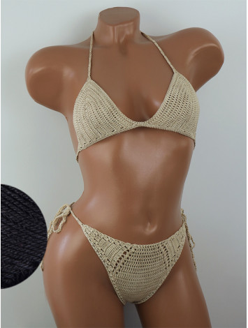 Twilight Embrace: Evening silence - Купальник В'язаний Гачком