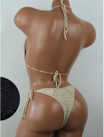 Twilight Embrace: Evening silence - Купальник В'язаний Гачком