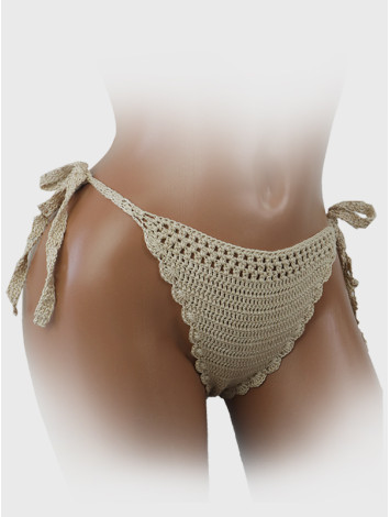 Misty Horizon: Gossamer Twilight - Crochet Bikini Bottom