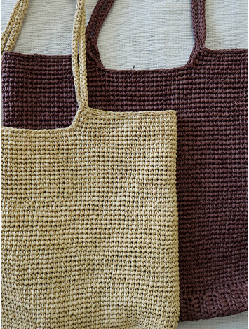 Sun-Kissed: Serene Beauty - В'язана гачком сумка