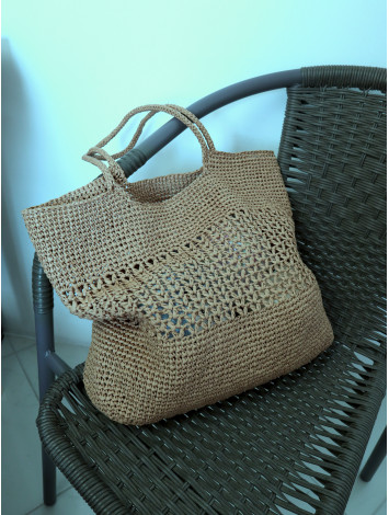 Sunset Bloom: Golden Horizon - В'язана гачком сумка