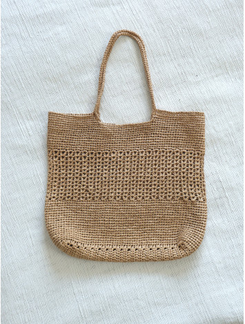 Sunset Bloom: Golden Horizon - В'язана гачком сумка